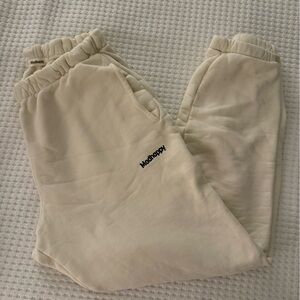 Madhappy Cream Sweatpants - Medium